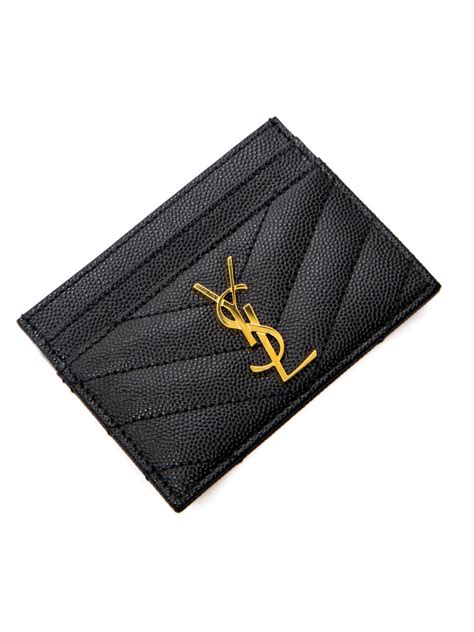 SAINT LAURENT Men PCC(172Y) Mono Card Case.